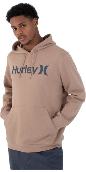 2026 Hurley Mens OAO Solid Fleece Hoodie MFT0011590 - Bristlecone